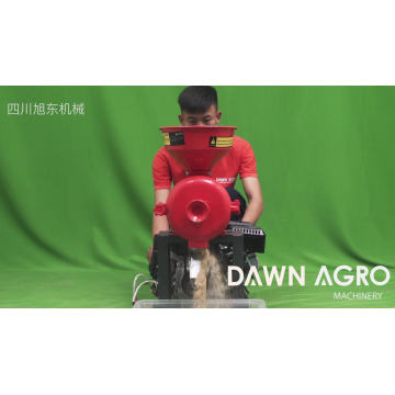 DAWN AGRO Household Pulverizer Fresh Herb Grinder Corn Grinding Machine with Gasoline Engine